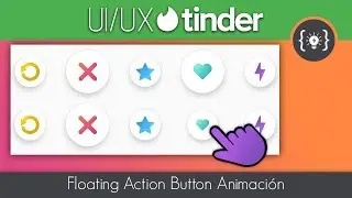 Tinder UI/UX - Floating Action Button Animation - Android Studio