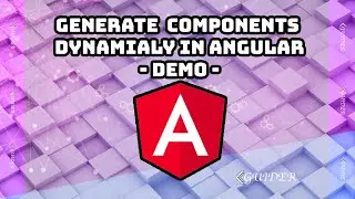 Dynamically generate components in Angular