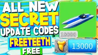 ALL NEW *FREE TEETH* CODES in SHARKBITE 2 CODES! (SharkBite 2 Codes) ROBLOX