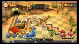 Go Home Dinosaurs! - 2-7 - Walkthrough - 3 steaks! (easy way)