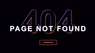 [ HTML | CSS ]  Awesome 404 Page