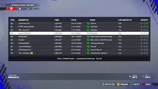F1 22 - Monaco Top 63 Hotlap - 