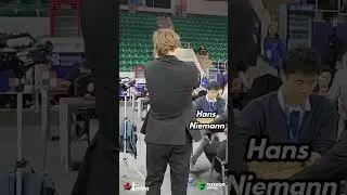 Magnus Carlsen watches Hans Niemann's Game 