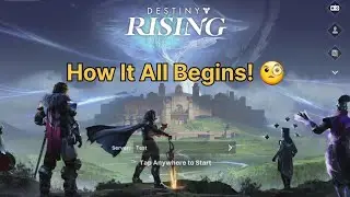Opening Scene! Destiny Rising Alpha Test Ep.0