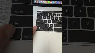 How to display function keys on Mac Pro with touch bar ￼#shorts #mactutorial #macpro