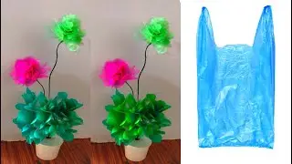 How To Make Handmade flowers with luggege plastic covers Craft Ideas |Diy crafts