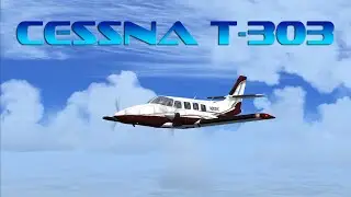 Landing the Cessna T-303 at Redding Regional Airport in FSX