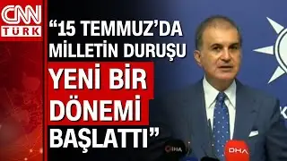 AK Parti MYKda ne konuşuldu? Parti sözcüsü Ömer Çelik toplantı sonrası konuştu