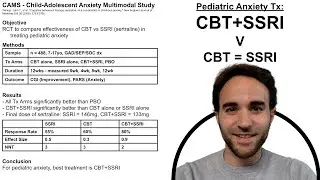 CAMS Study (Child-Adolescent Anxiety Multimodal Study)