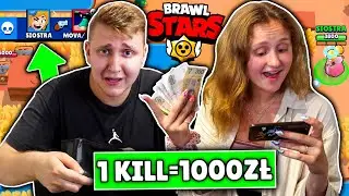 1 KILL = 1000 ZŁ DLA SIOSTRY w BRAWL STARS!