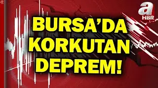 Bursa Gemlik'te 4,1'lik Korkutan Deprem! | A Haber
