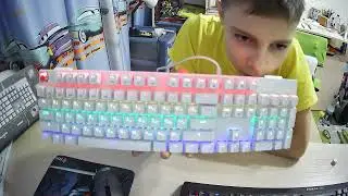 Китай дешман механическая клавиатура за 2700 (увидел что звука нет, сделаю перезалив)