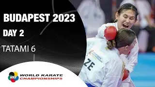 KARATE World Championships | Day 2 – Tatami 6 | WORLD KARATE FEDERATION