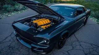 A Twin Turbo Ferrari F430 Powered 1968 Ford Mustang