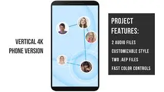 Video Call Connected Conference Logo - After Effects Template