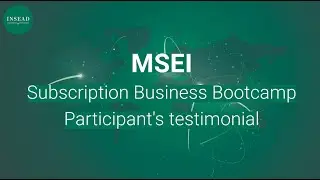 MSEI Subscription Business Bootcamp