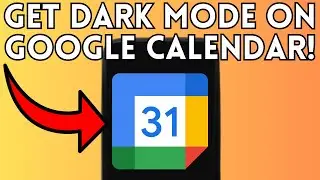 NEW! HOW TO GET DARK MODE ON GOOGLE CALENDAR (FULL GUIDE) 2025