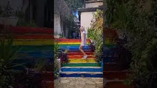 Silent Circle Touch in the Night 🔥 Shuffle Dance Stairs Challenge 2022 on a viral TikTok Song