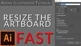 How to RESIZE Artboards in Illustrator FAST (TUTORIAL)