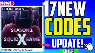 SECRET UPDATE! | Squid Game X CODES 2025 | (ROBLOX Squid Game X)