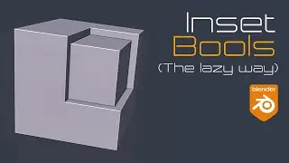 Inset Booleans - The Lazy Way!