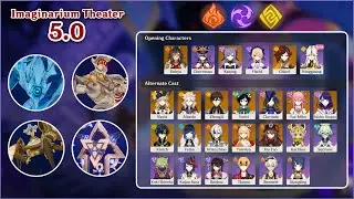 【Genshin Impact】NEW Imaginarium Theater 5.0 (October) - Visionary Mode | Full Stars⭐