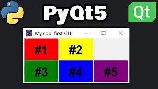 Python PyQt5 LAYOUT MANAGERS are easy! 🧲