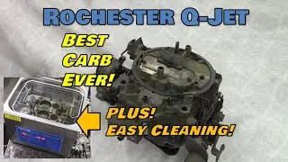 Rochester Quadrajet Rebuild with Ultrasonic Cleaning!