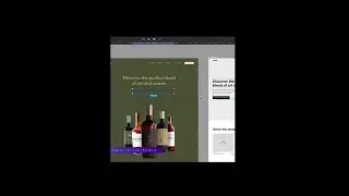 Web Design Timelapse - Creating a Winery Website in Figma #webdesign #uiux #figma #speedart