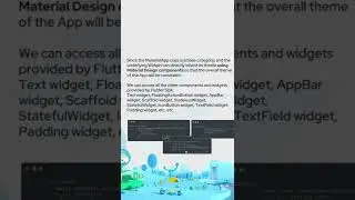 MaterialApp class in flutter | flutter Widgets (Part 9)