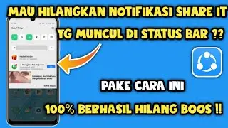 Cara menghilangkan Notifikasi dari shareit | Cara blokir notifikasi shareit