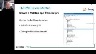 Use Miletus to create Raspberry Pi apps from Delphi: Live webinar replay