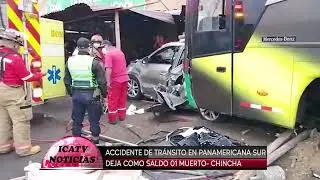 ACCIDENTE EN PANAMERICANA SUR - JAHUAY CHINCHA