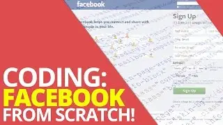 Coding: Facebook! - (5 Hour Time-Lapse!)