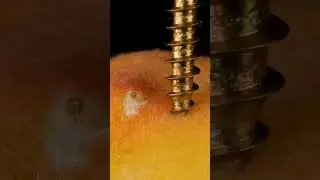 Driving a Screw into a Peach