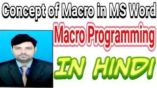 Macro Programming in MS Word - VBA Tutorials - Macro Tutorials - Macro Videos - VBA Videos