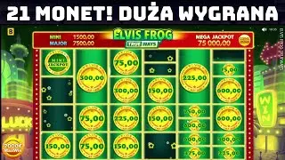 21 monet w Elvis Frog ! | www.kasynowy.guru