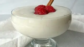 4 Ingredient Vanilla Bean Custard WITHOUT EGGS 😍 