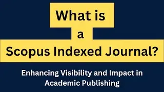 What is Scopus Indexed Journal