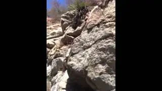 Sevak Hakoyan at Hermit Falls 25ft Jump