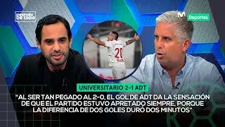 MANTIENE LA DIFERENCIA: UNIVERSITARIO ganó 2-1 a ADT en el MONUMENTAL | DESPUÉS DE TODO ⚽🎙️