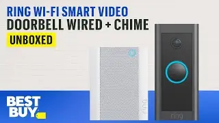 Ring Wi-Fi Smart Video Doorbell Wired + Chime - Unboxed from Best Buy