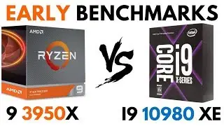 Ryzen 9 3950X vs i9 10980XE [EARLY] | i9 10980XE vs Ryzen 9 3950X [EARLY] | H-Tech