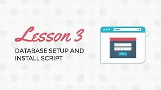 PHP Login and Registration Tutorial: Database Setup and Install Script