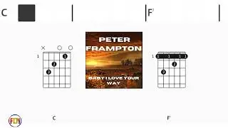 PETER FRAMPTON Baby I love your way FCN GUITAR CHORDS & LYRICS