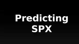 Predicting SPX for 0-DTE options trades