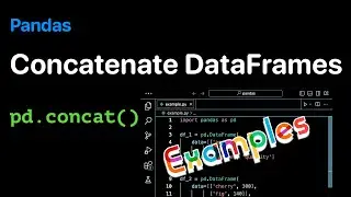 How to Concatenate Two or More Pandas DataFrames - Examples | ProgramGuru.org