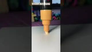 ASMR Satisfying Starting a Skin Tone Posca Marker Paint Pen in 15 Seconds 