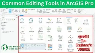 How to use editing tools in ArcGIS Pro | ArcGIS Pro Tutorial for Beginners
