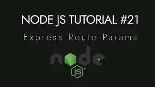 Node.js Crash Course Tutorial #21 - Express Route Params